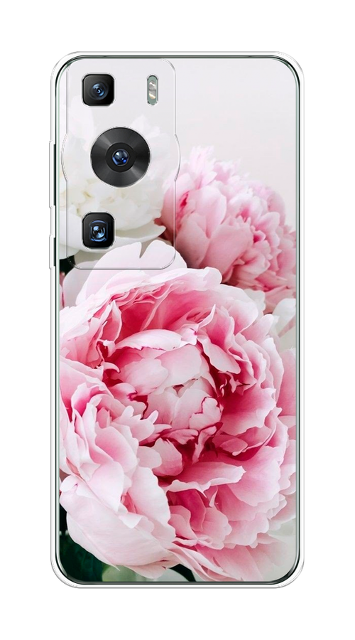 

Чехол на Huawei P60/P60 Pro "Розовые и белые пионы", Розовый;белый, 6121050-1