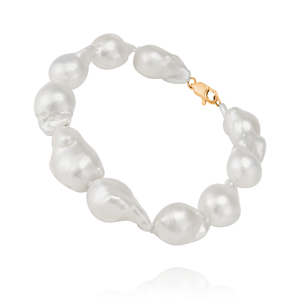 

Браслет из красного золота с жемчугом р.  ADAMAS 7446671/01-А50-727, 7446671/01-А50-727