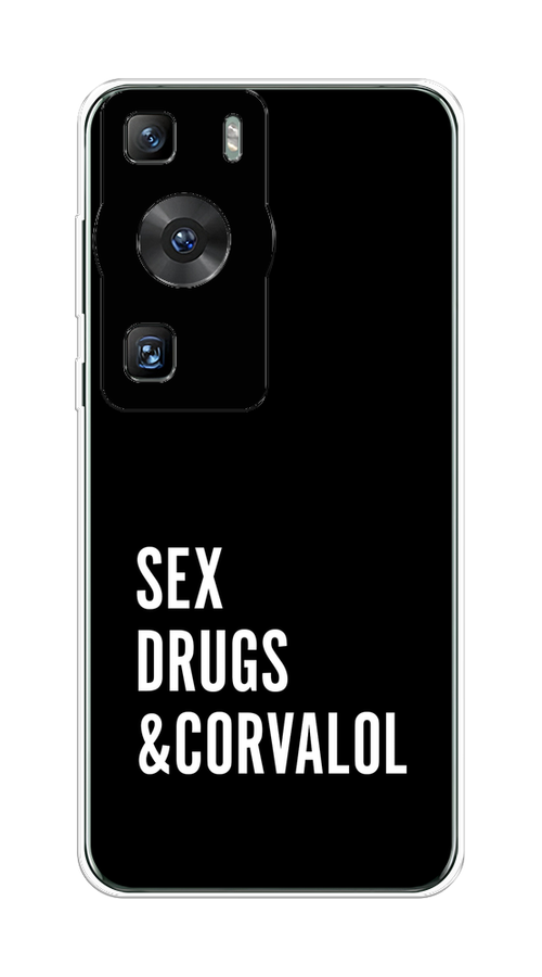 

Чехол на Huawei P60/P60 Pro "Corvalol", Черный;серый;белый, 6121050-1