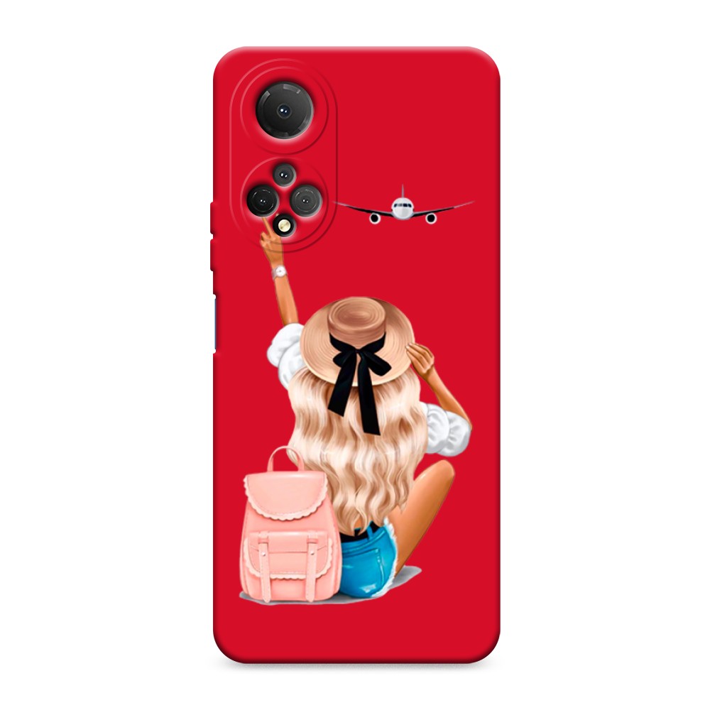 

Чехол Awog 6108853-1 для Honor X7 "Автостопом самолетом", 6108853-1