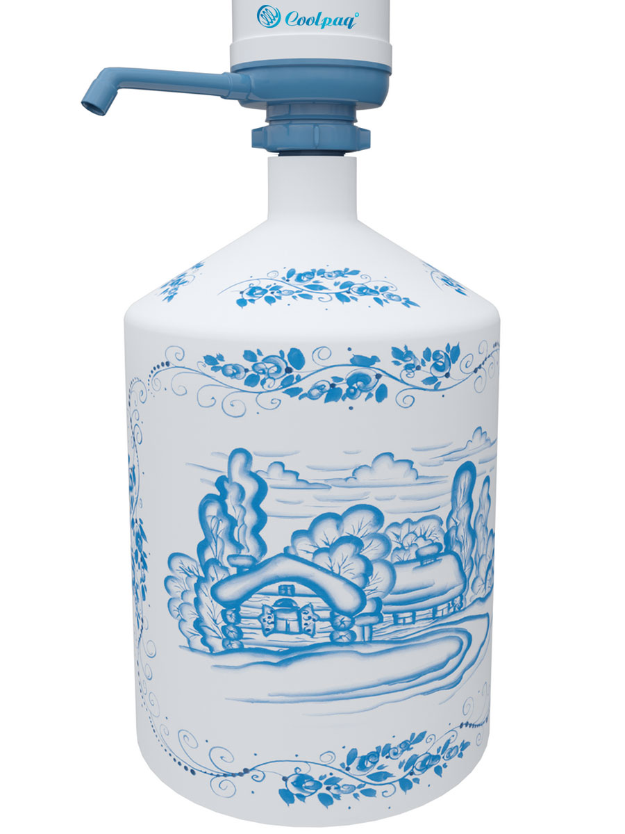 

Чехол Coolpaq GZHEL VILLAGE белый, GZHEL VILLAGE