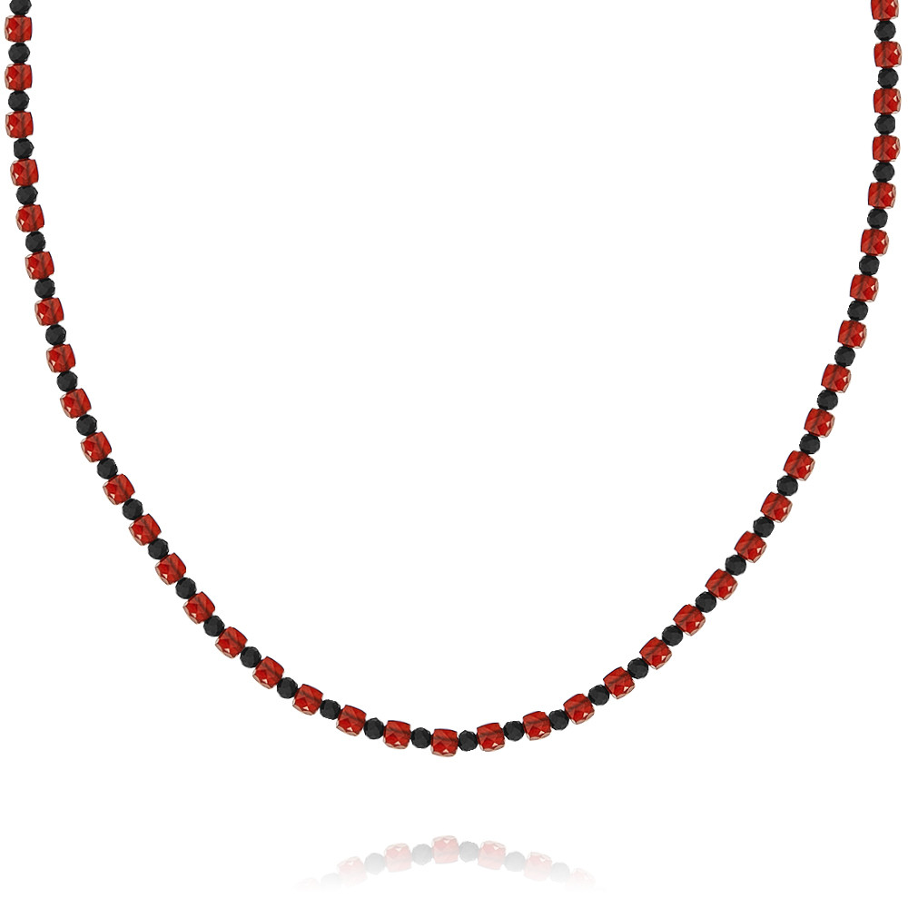 

Бусы из красного золота 45 см ADAMAS 84040005/02-А50-655, гранат/шпинель, 84040005/02-А50-655