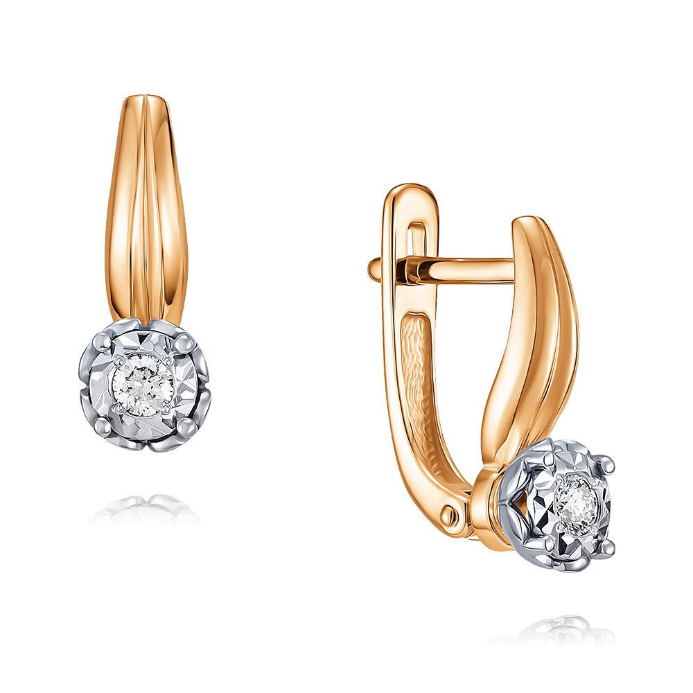 

Серьги из красного золота с бриллиантом ADAMAS 24039997/01-А50Д-41, 24039997/01-А50Д-41