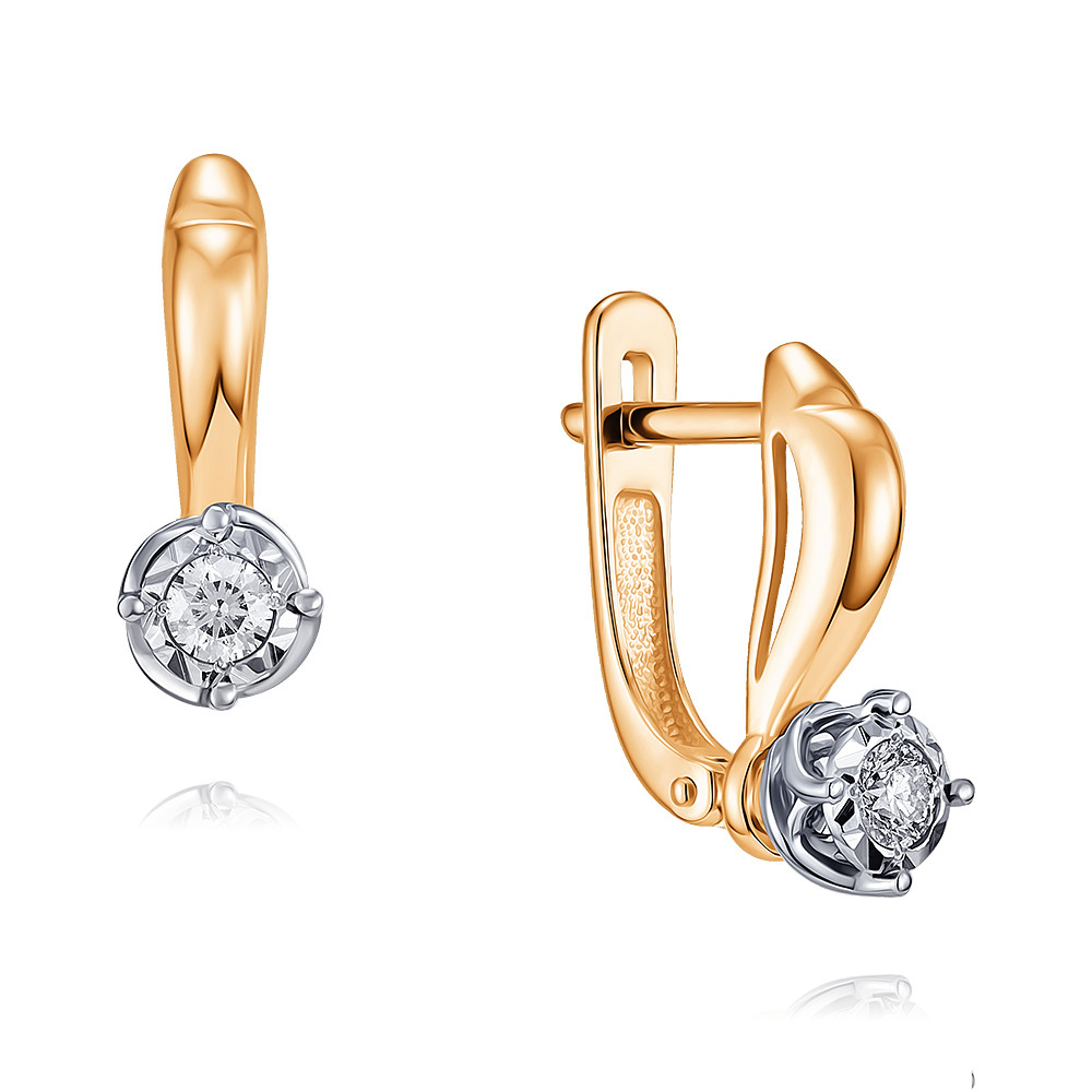 

Серьги из красного золота с бриллиантом ADAMAS 24039994/01-А50Д-41, 24039994/01-А50Д-41