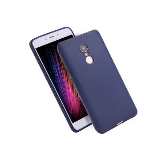 

Чехол матово силиконовый для Xiaomi Redmi Note 4X Blue, Синий