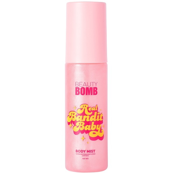 Парфюмированный спрей для тела Beauty Bomb Real Bandit Baby розовый, 100 мл