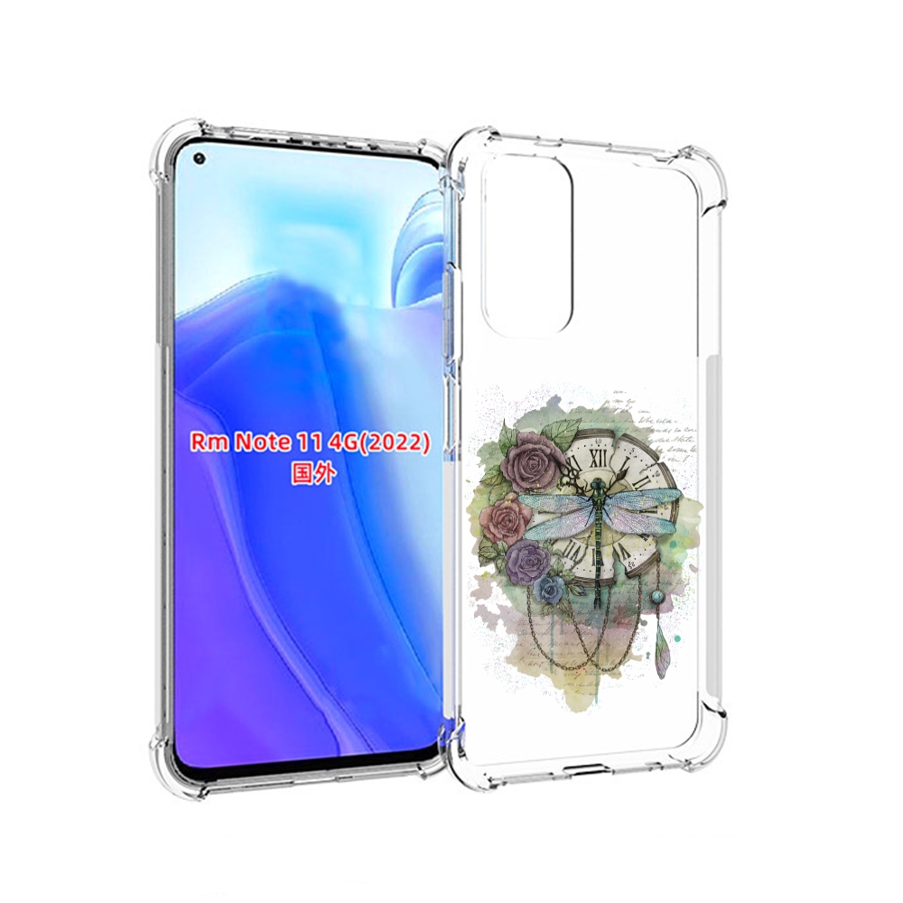 

Чехол MyPads старинные часы в цветах для Xiaomi Redmi Note 11 4G ( Глобальная версия ), Tocco