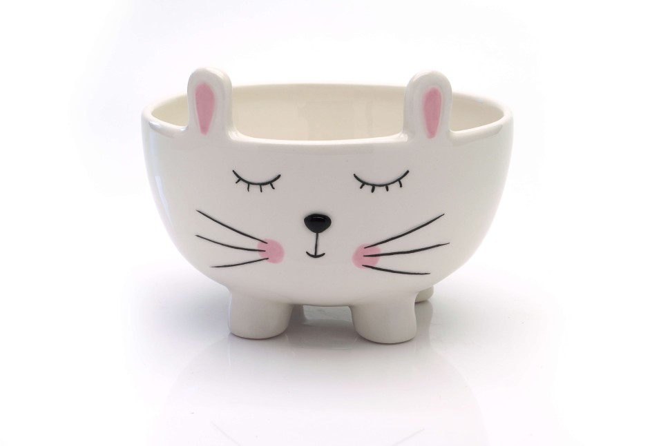 

Тарелка глубокая керамическая Rabbit bowl FC191316, Белый, Rabbit bowl