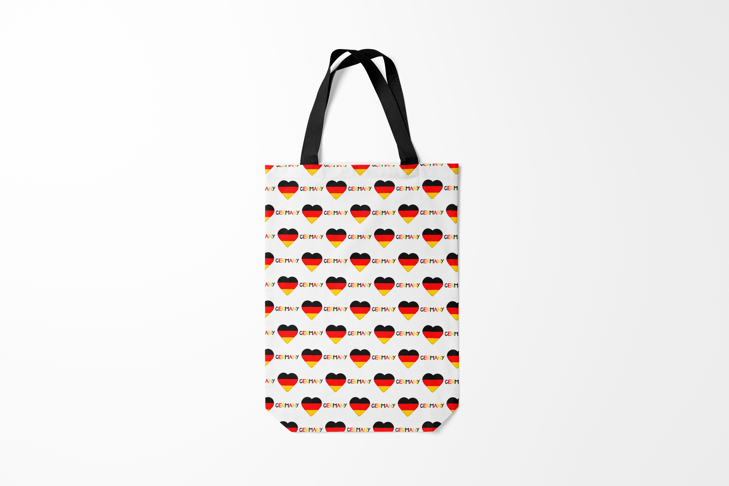 

Сумка шoппер унисекс Burnettie Германия Love Germany, белый, Германия Love Germany