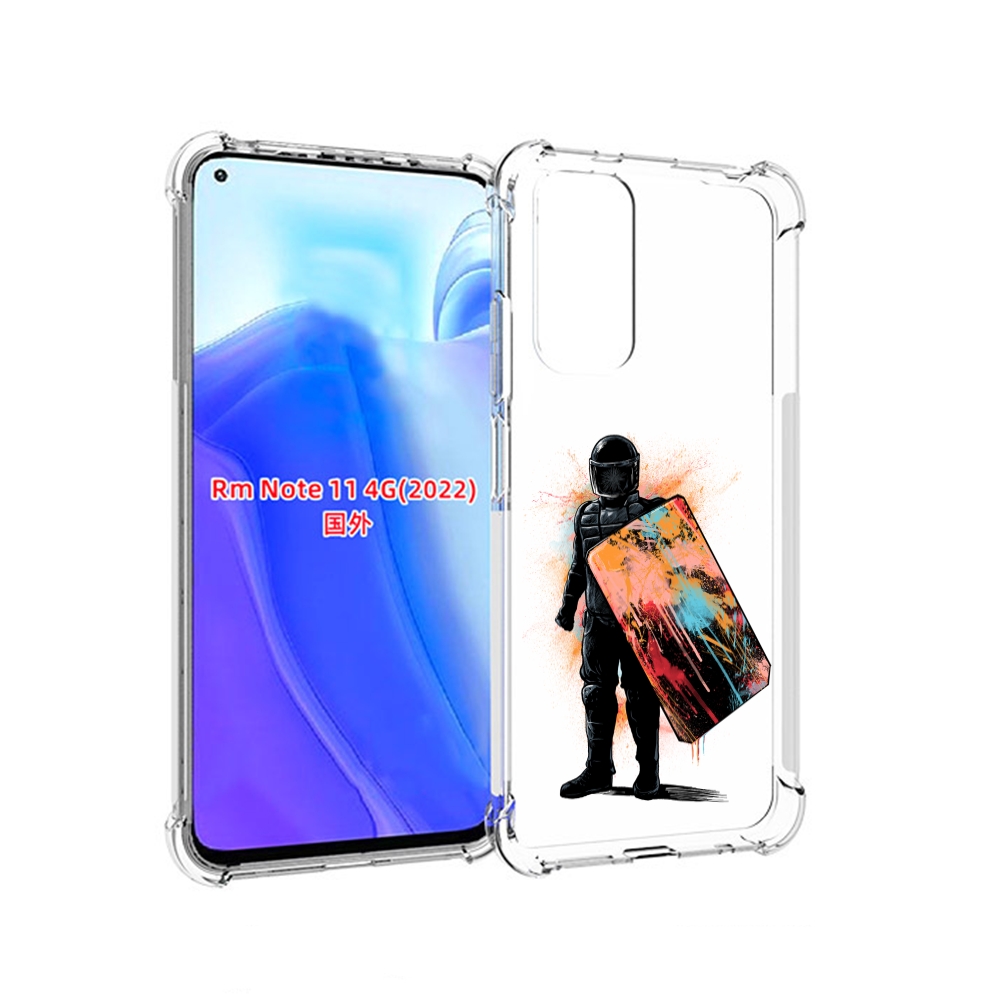 

Чехол MyPads солдат с красочным щитом для Xiaomi Redmi Note 11 4G ( Глобальная версия ), Tocco