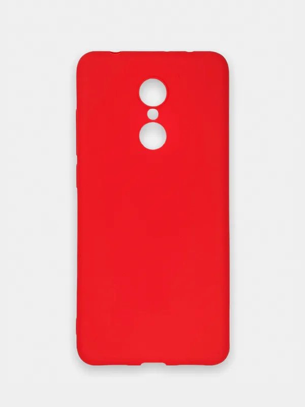 

Чехол матово силиконовый для Xiaomi Redmi 5 Red, Красный
