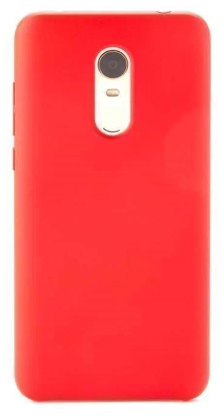 

Чехол матово силиконовый для Xiaomi Redmi 5 Plus Red, Красный