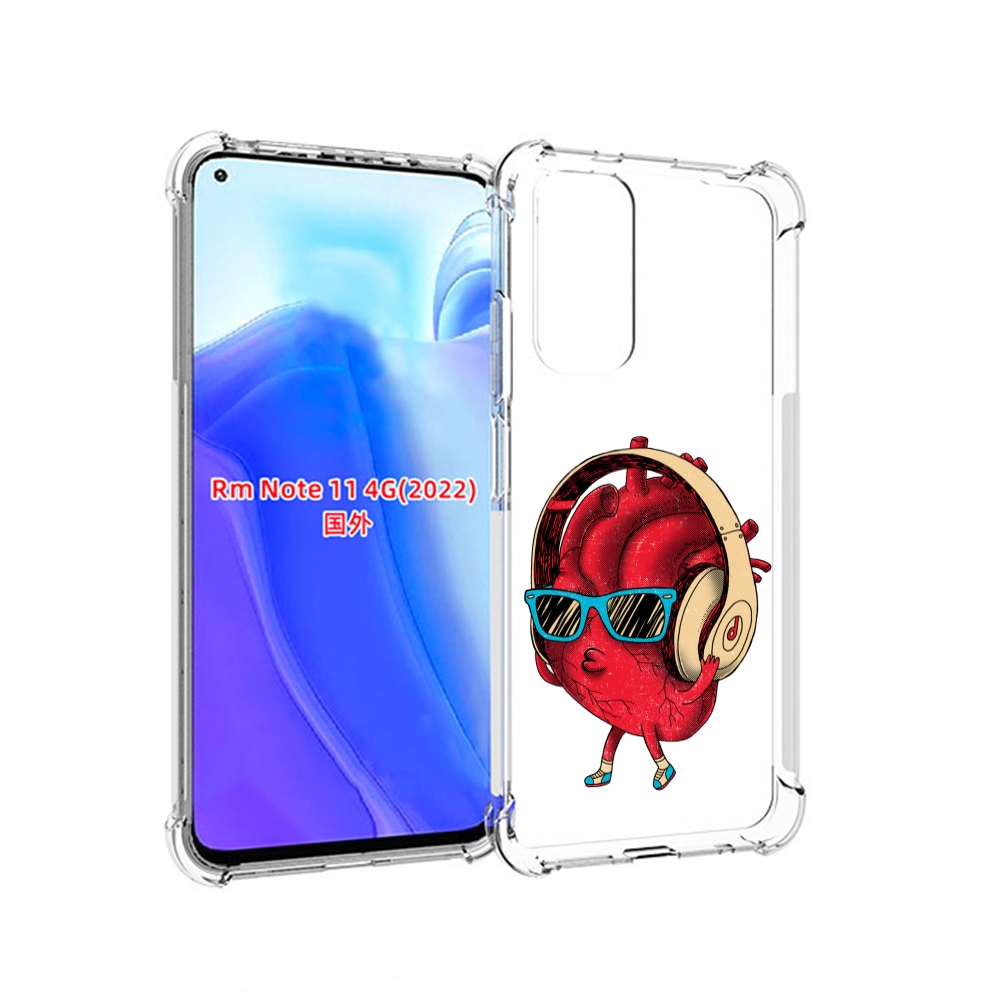 

Чехол MyPads слушай сердце для Xiaomi Redmi Note 11 4G ( Глобальная версия ), Tocco