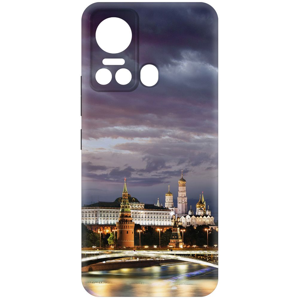 

Чехол-накладка Krutoff Soft Case Россия, Московский Кремль для ITEL Vision 5 черный