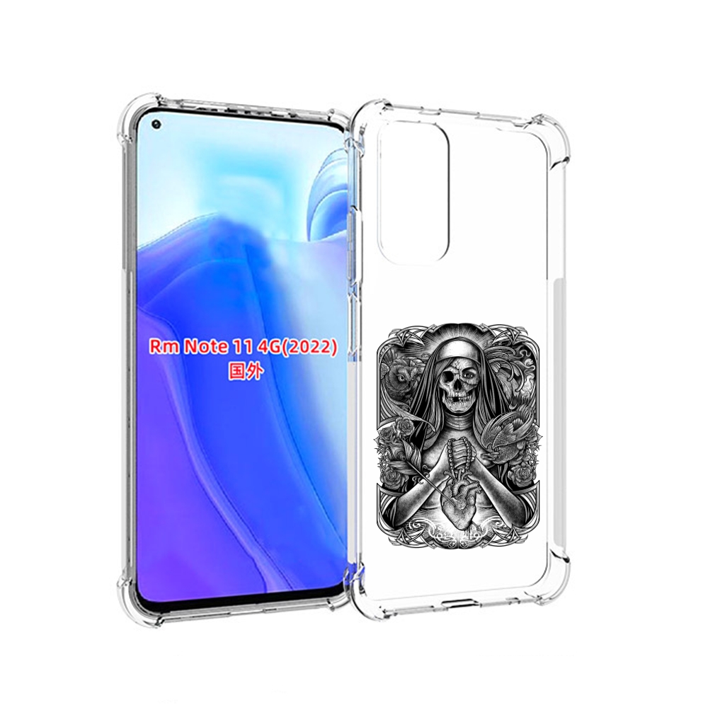 

Чехол MyPads скелет с сердцем для Xiaomi Redmi Note 11 4G ( Глобальная версия ), Tocco