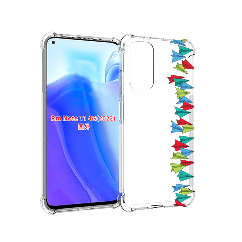 

Чехол MyPads самолетики из листочков для Xiaomi Redmi Note 11 4G ( Глобальная версия ), Tocco