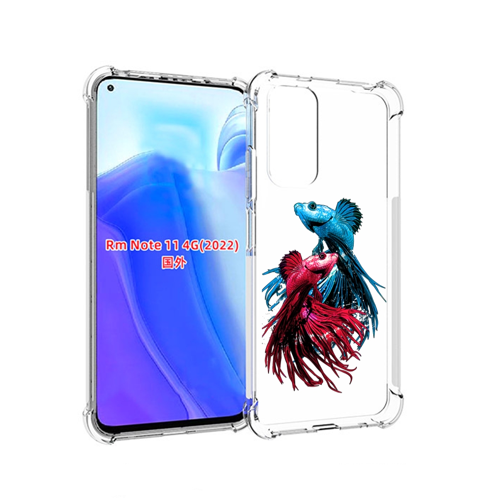 

Чехол MyPads рыбы петушки для Xiaomi Redmi Note 11 4G ( Глобальная версия ), Tocco