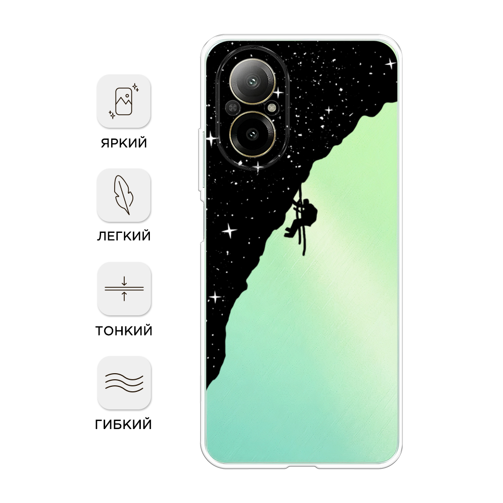 

Чехол Awog на Realme C67 4G "Скалолаз в космосе", Черный;белый;бежевый, 2515750-1