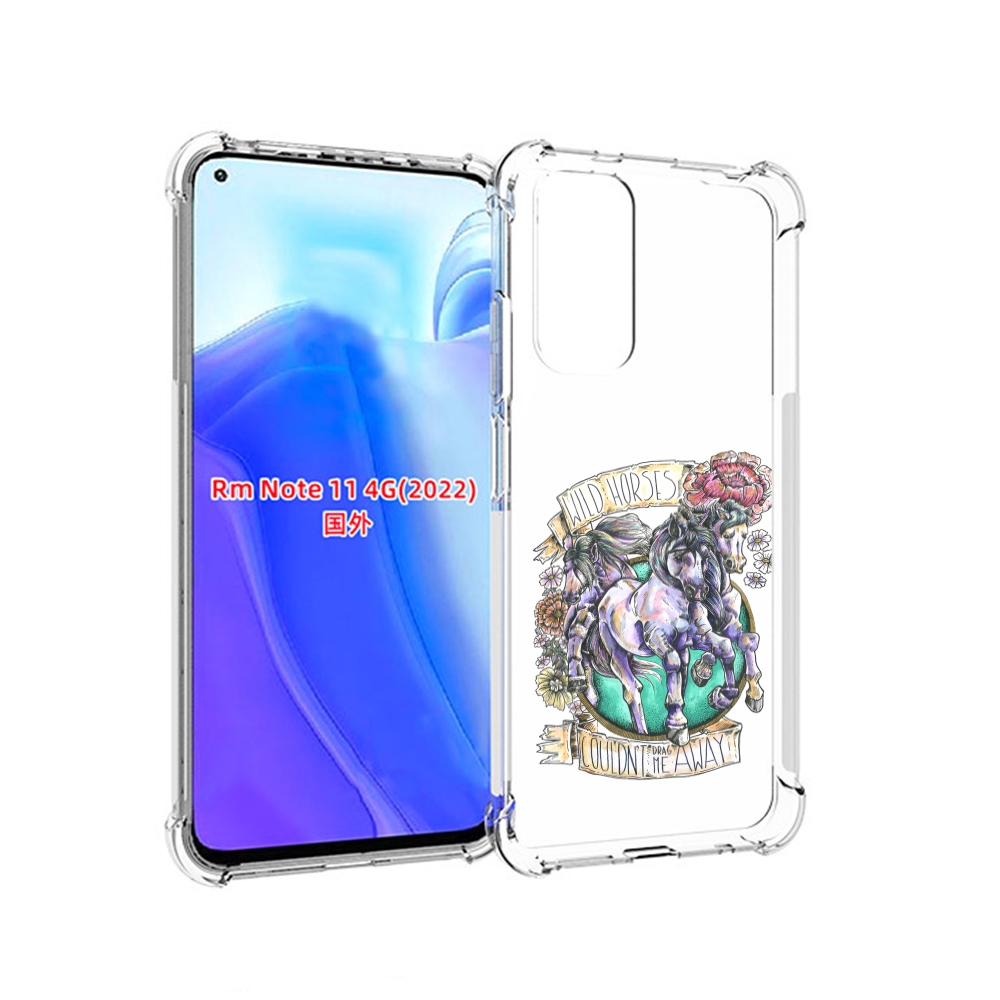

Чехол MyPads рисунок коней в цветах для Xiaomi Redmi Note 11 4G ( Глобальная версия ), Tocco