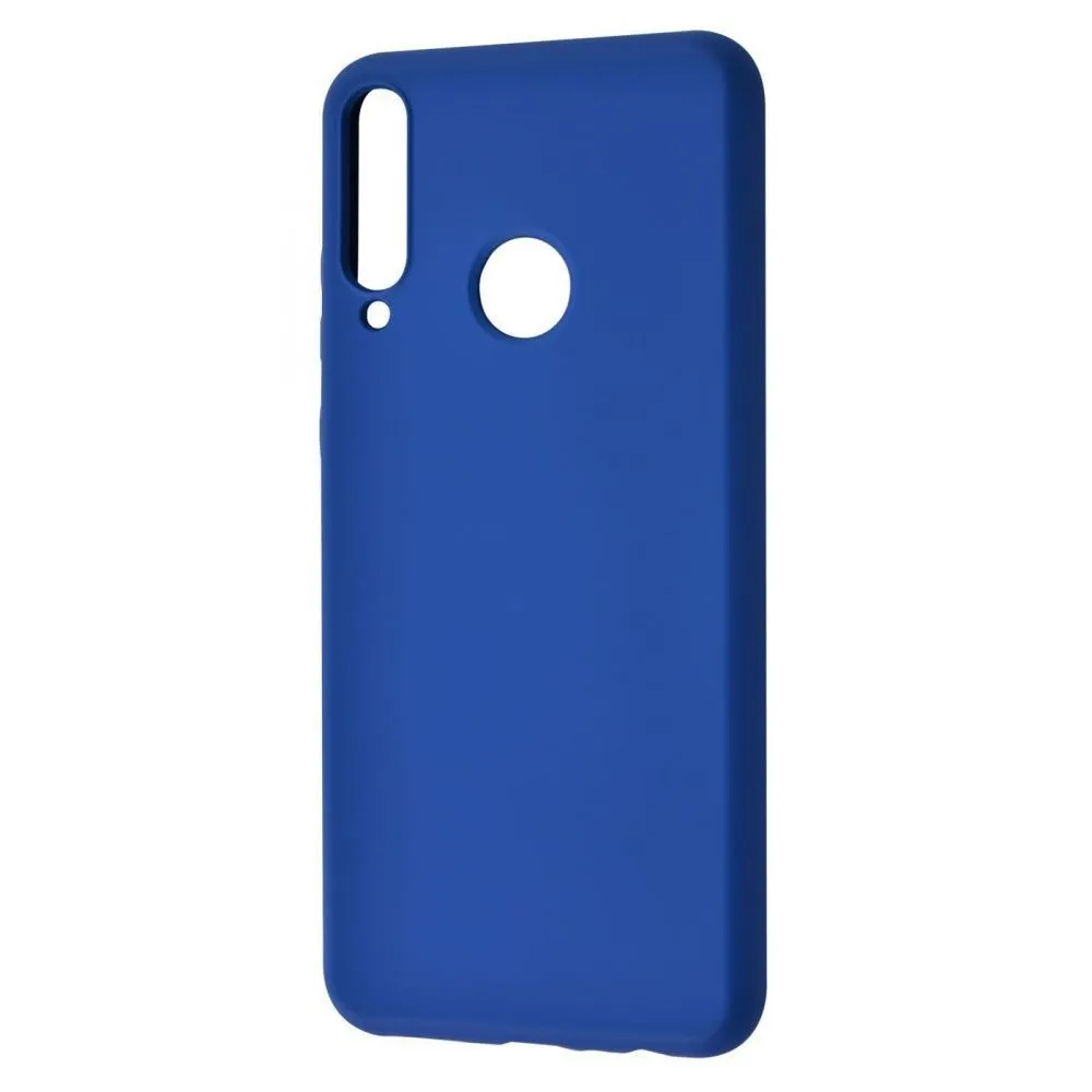 

Чехол матово силиконовый для Huawei Y6P Blue, Синий