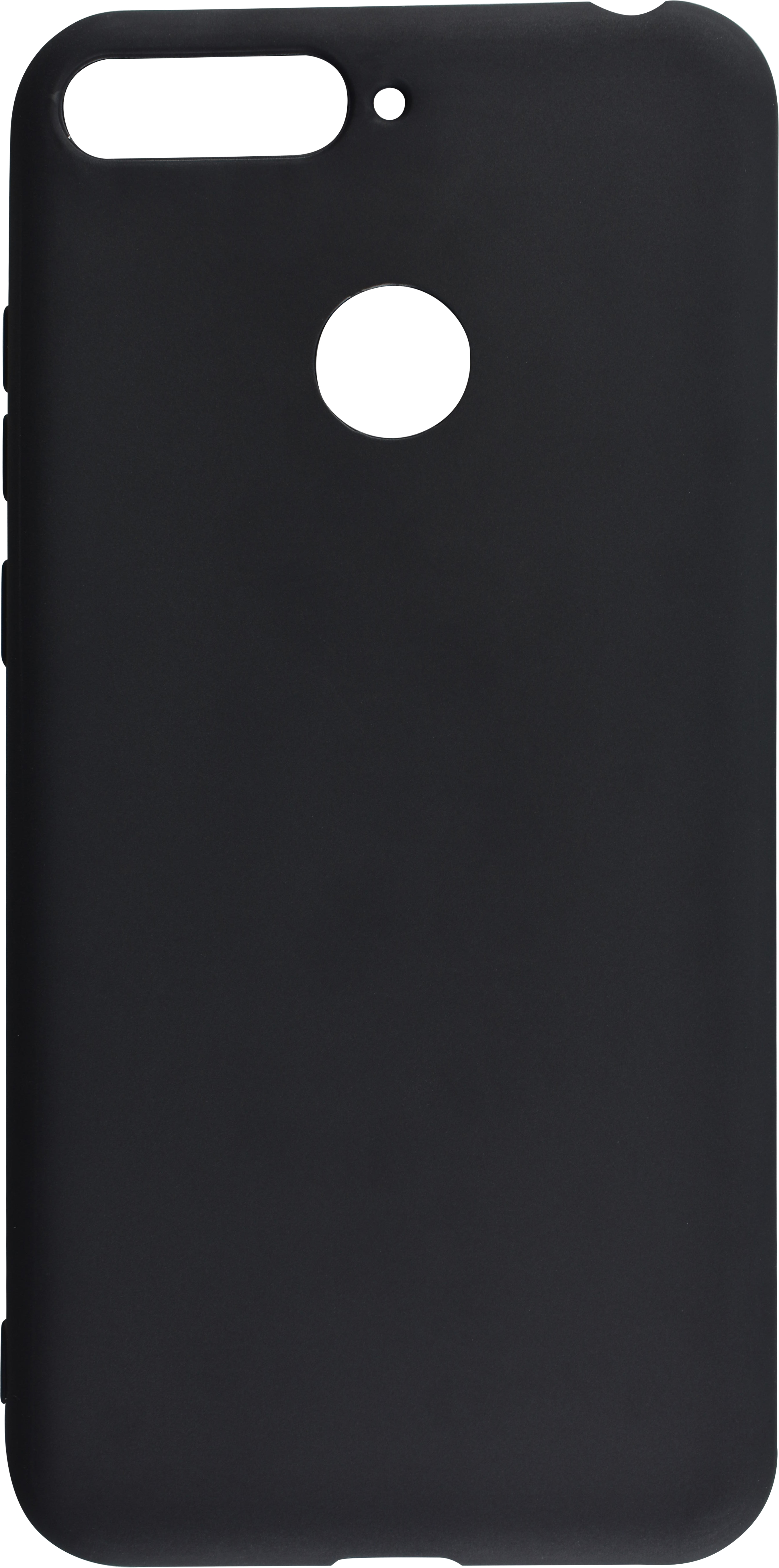 

Чехол матово силиконовый для Huawei Y6 2018/Honor 7C/7A Pro Black, Черный