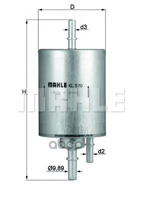 

Фильтр топливный VAG KNECHT KL570
