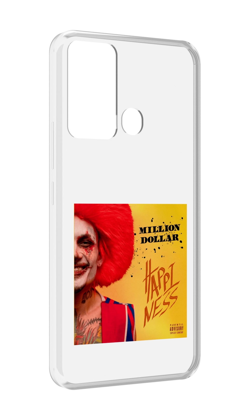 

Чехол MyPads Million Dollar, Happiness Morgenshtern для Infinix Hot 12i, Прозрачный, Tocco
