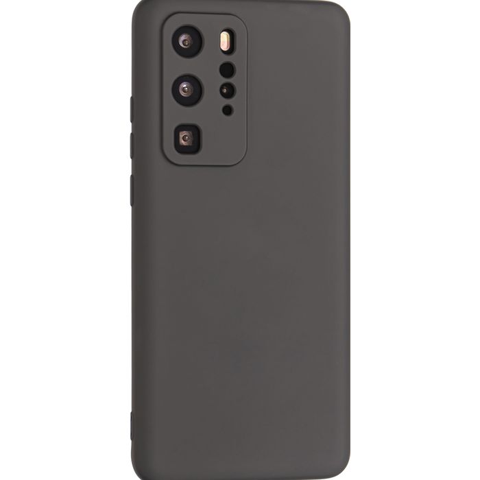 

Чехол матово силиконовый для Huawei P40 Pro plus Black, Черный