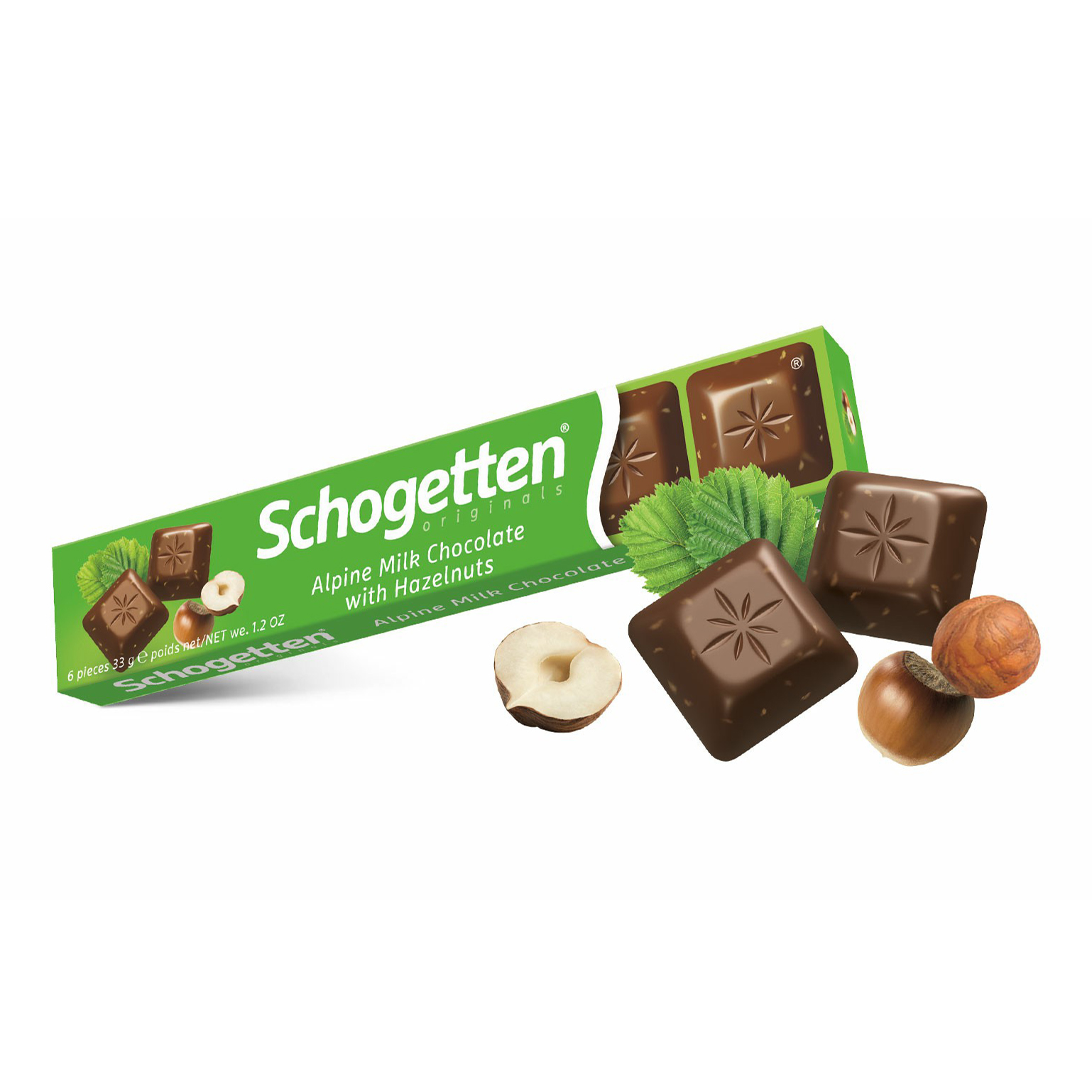 

Шоколад Schogetten Молочный с фундуком 33 г