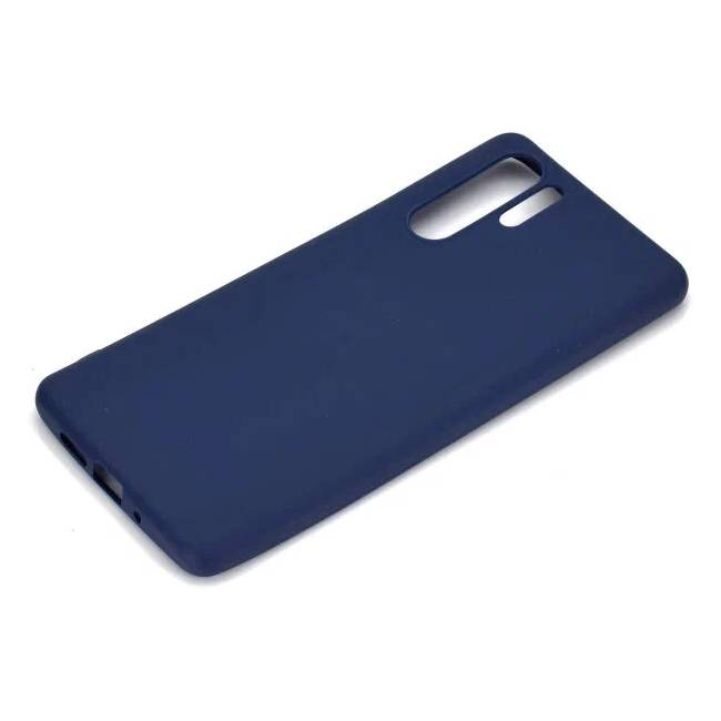 

Чехол матово силиконовый для Huawei P30 Pro Blue, Синий