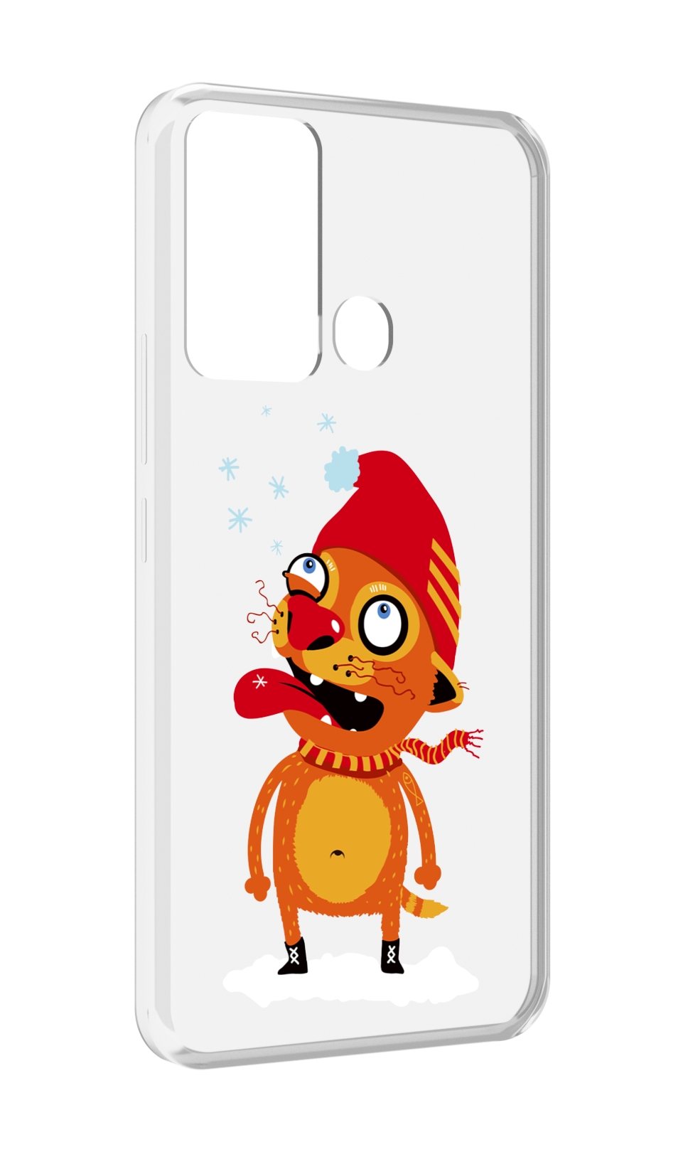 

Чехол MyPads Зимний кот для Infinix Hot 12i, Прозрачный, Tocco