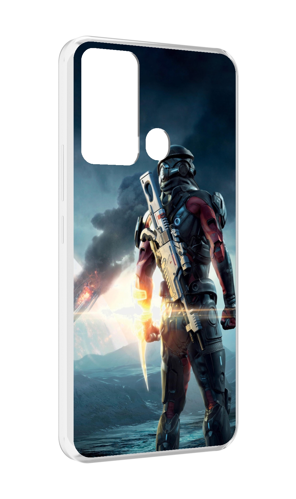 

Чехол MyPads Mass Effect Andromeda Ryder для Infinix Hot 12i, Прозрачный, Tocco