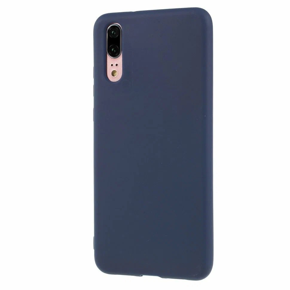 

Чехол матово силиконовый для Huawei P20 Pro Blue, Синий
