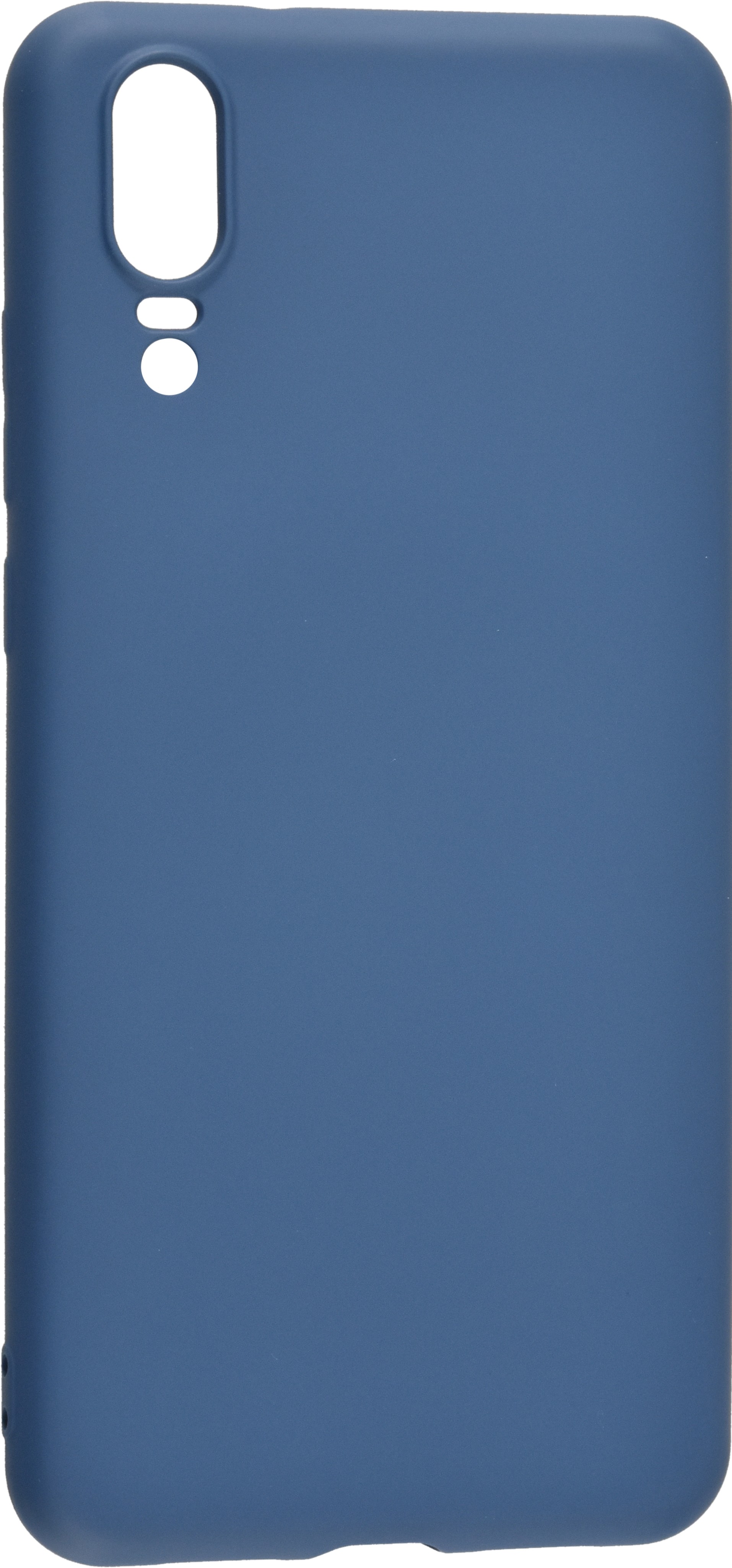 

Чехол матово силиконовый для Huawei P20 Blue, Синий