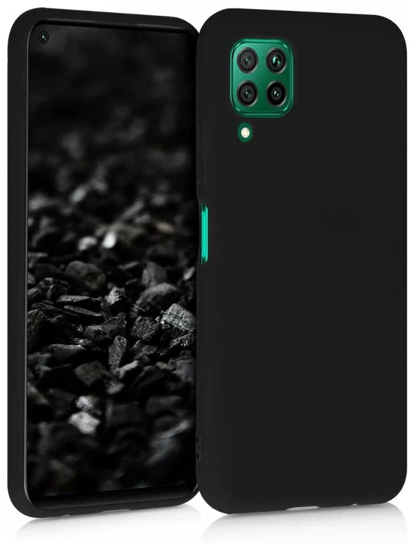 

Чехол матово силиконовый для Huawei Nova 7i/P40 lite Black, Черный