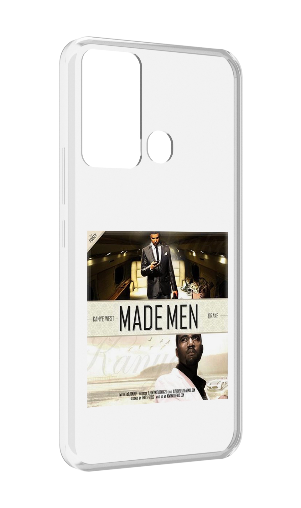 

Чехол MyPads Kanye West & Drake - Made Men для Infinix Hot 12i, Прозрачный, Tocco
