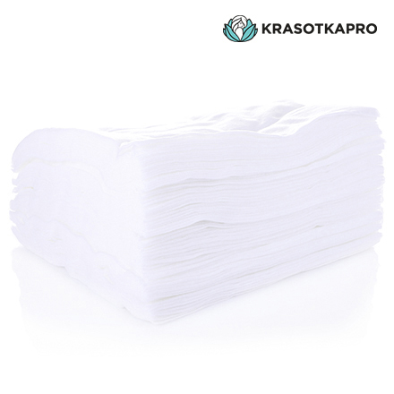 

KrasotkaPro, Салфетки из спанлейса 40 г/м2, 40х40 см, 100 шт.