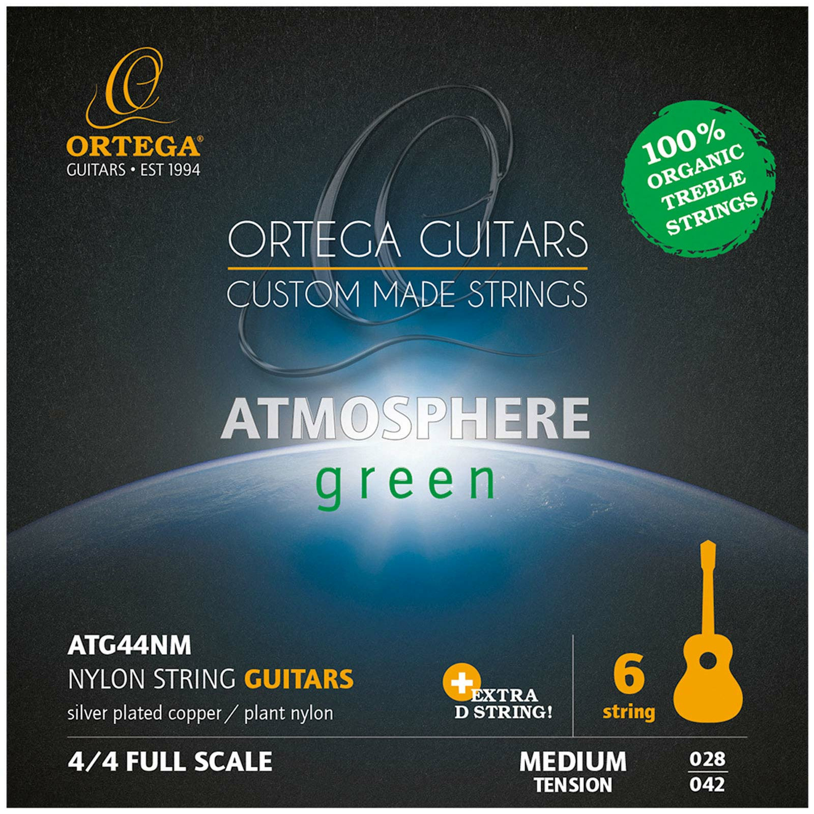 фото Струны для классической гитары ortega atg44nm