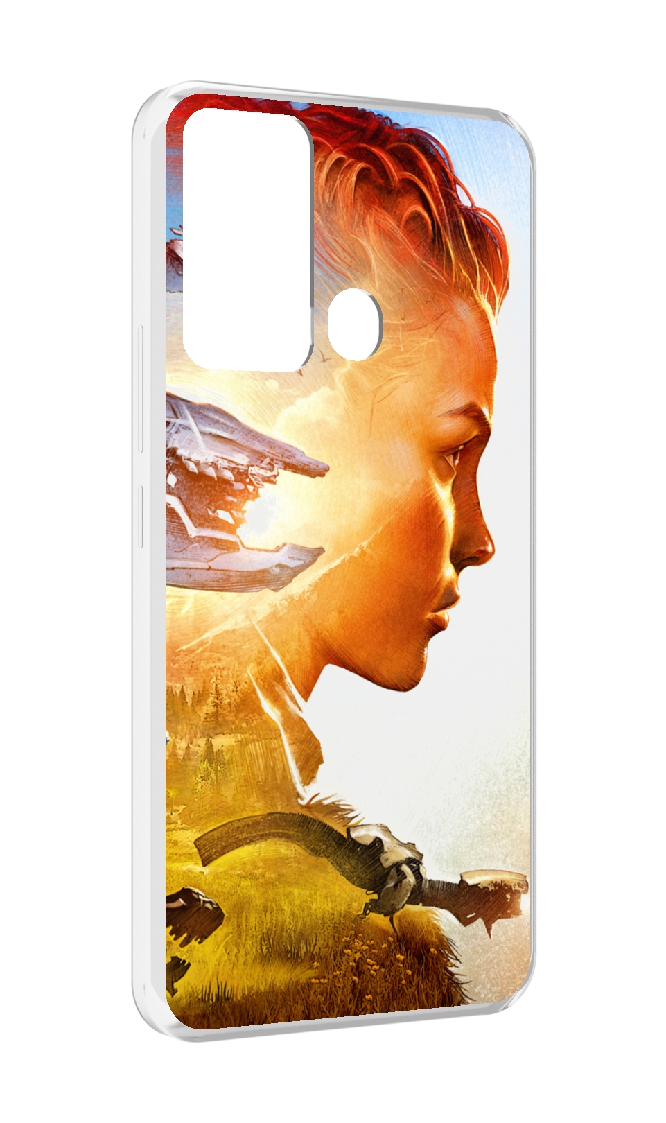

Чехол MyPads Horizon Zero Dawn art для Infinix Hot 12i, Прозрачный, Tocco