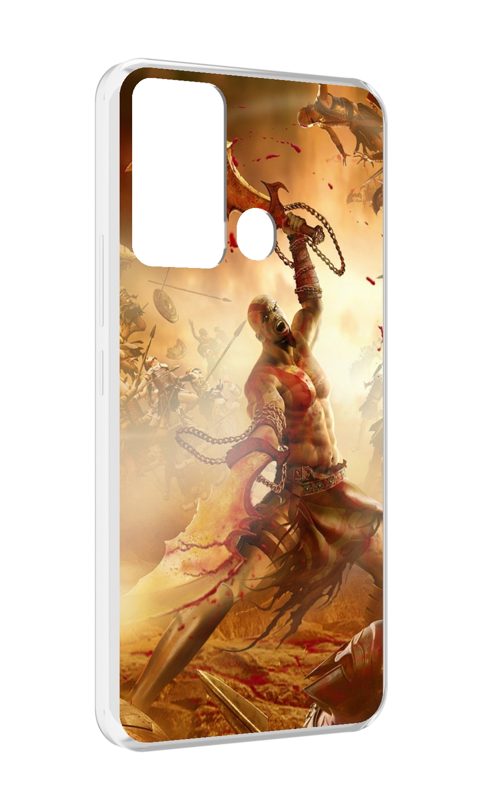 

Чехол MyPads God Of War III для Infinix Hot 12i, Прозрачный, Tocco