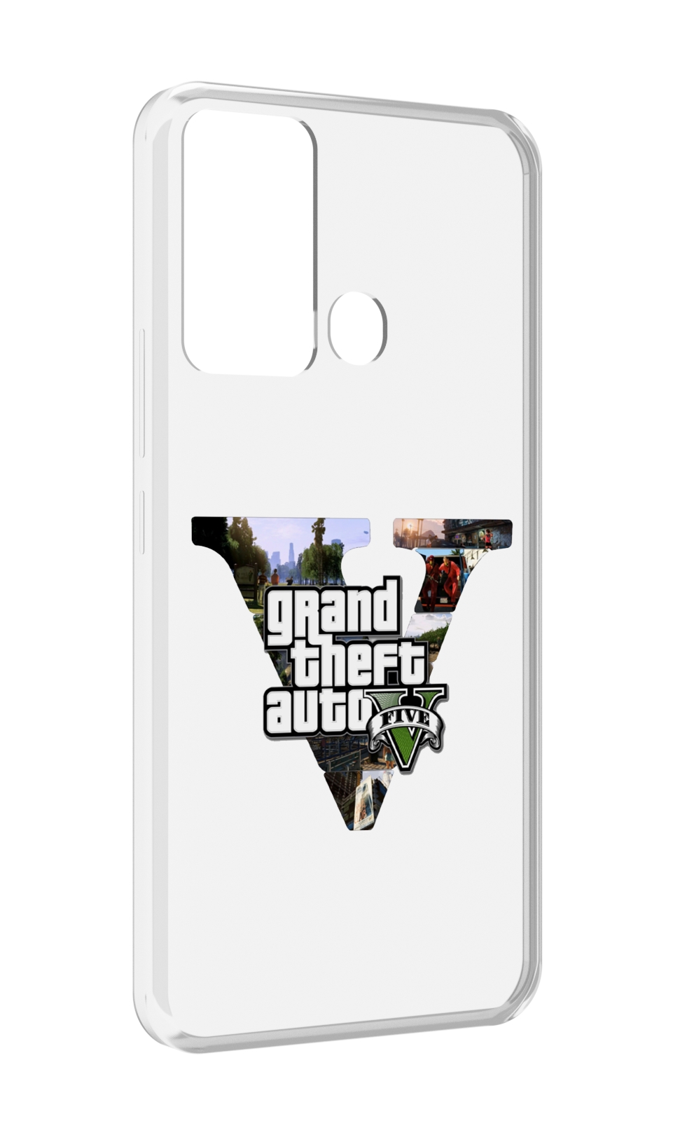 

Чехол MyPads GTA 5 логотип для Infinix Hot 12i, Прозрачный, Tocco