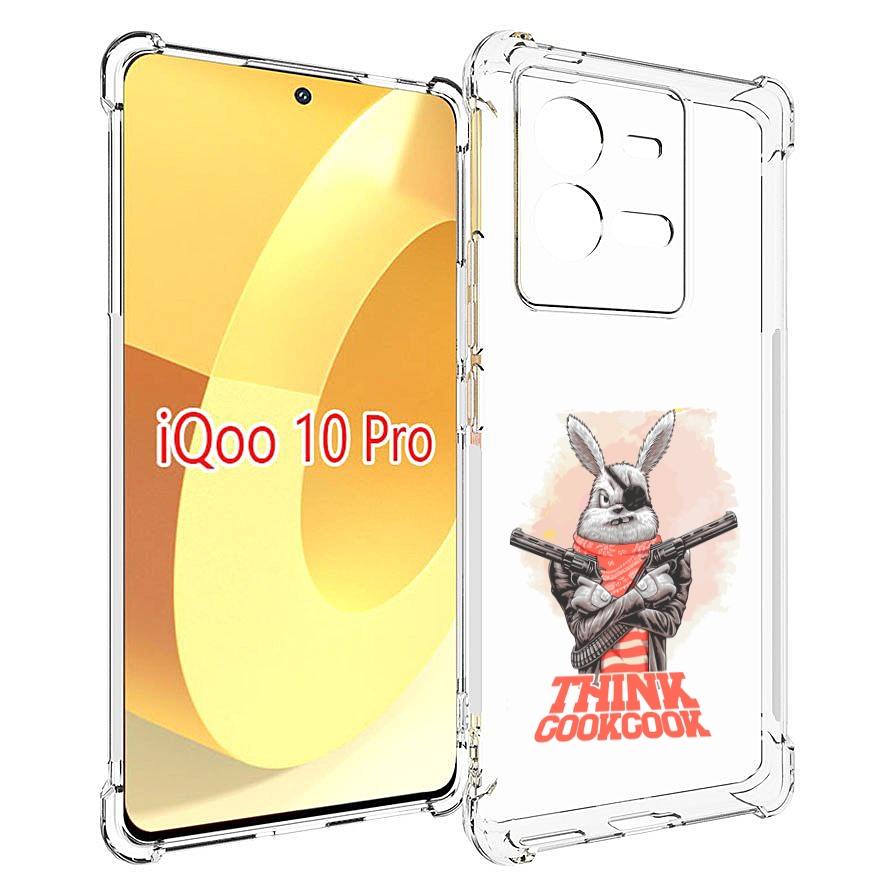

Чехол MyPads кролик пират для Vivo iQOO 10 Pro, Прозрачный, Tocco
