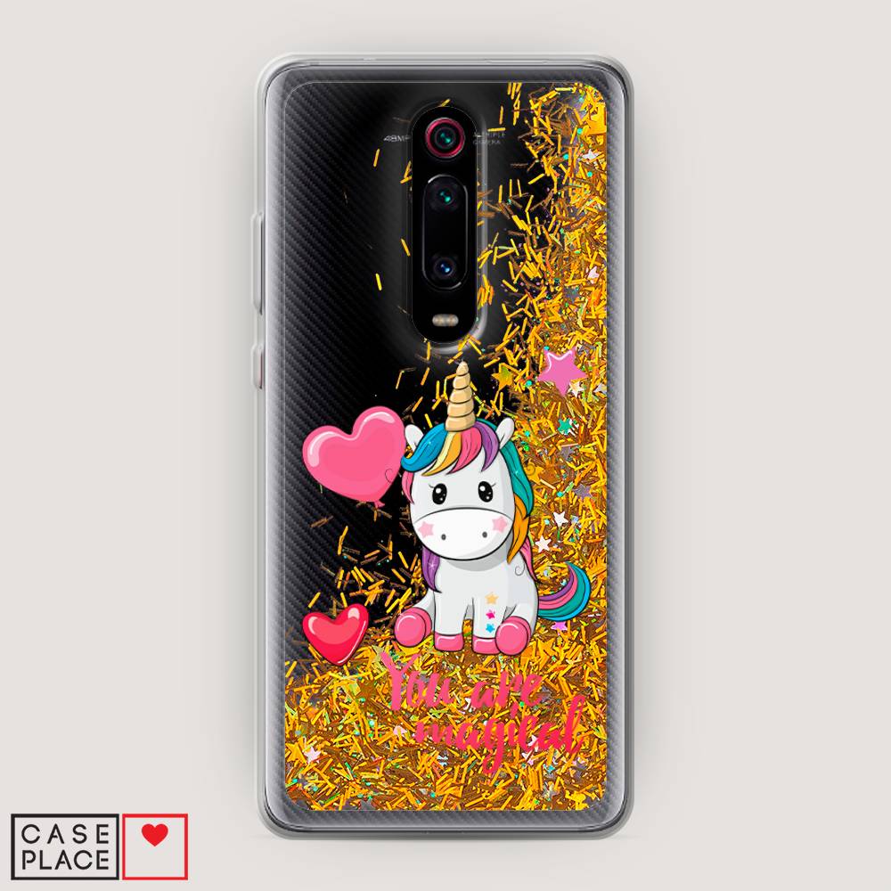 

Жидкий чехол с блестками "Волшебная единорожка" на Xiaomi Redmi K20 Pro, 35690-1