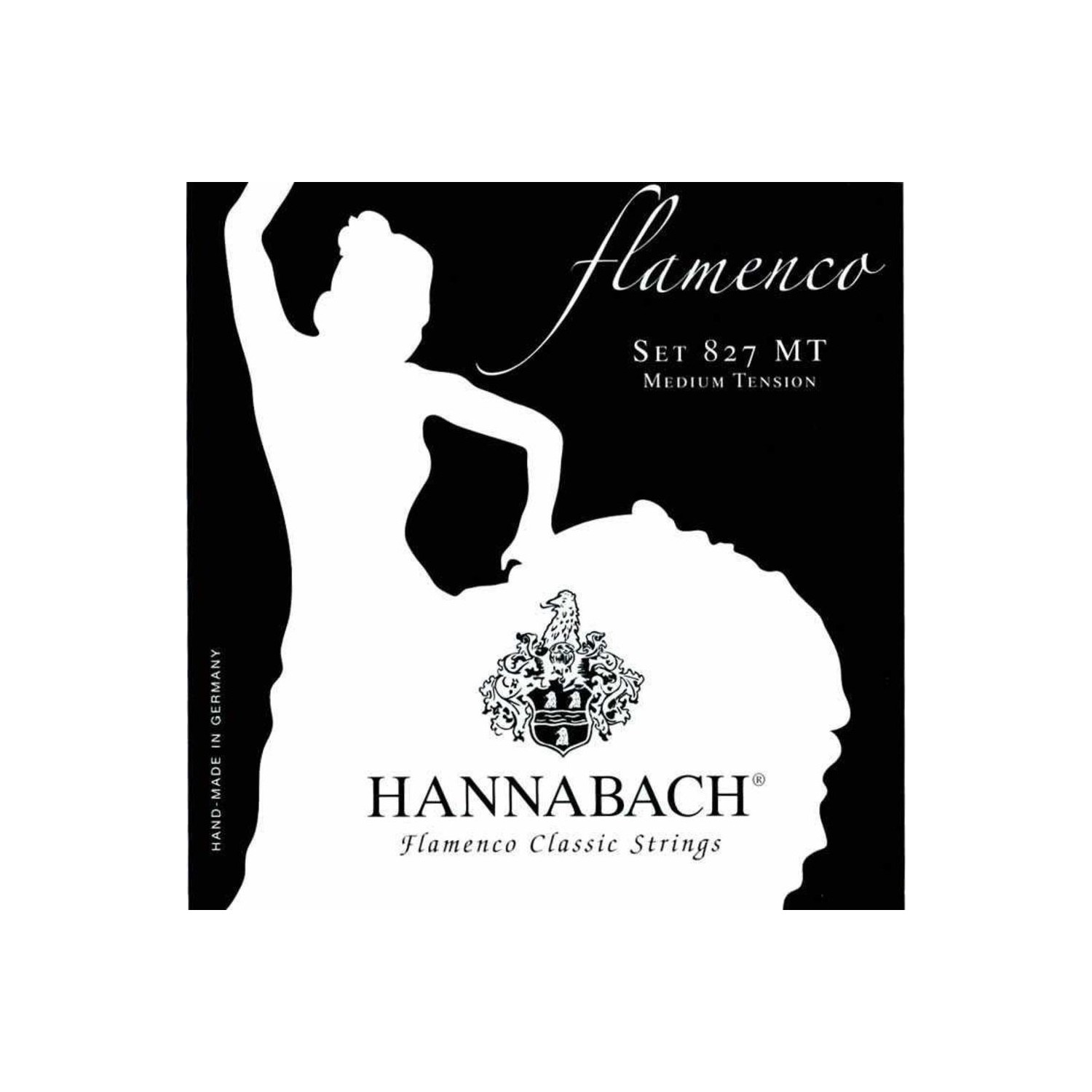 фото Струны для классической гитары hannabach 827mt black flamenco