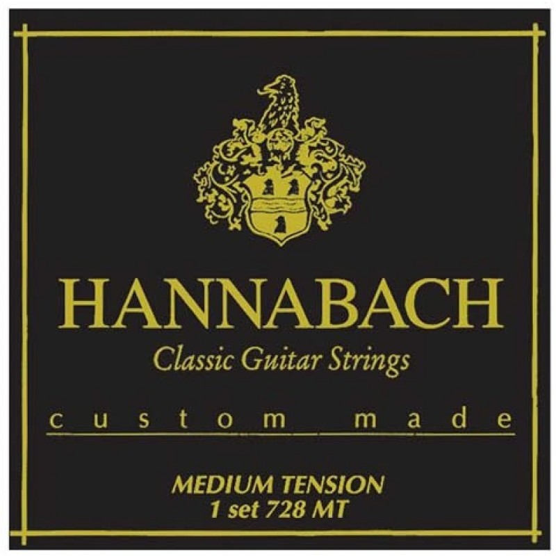 фото Струны для классической гитары hannabach 728mtc carbon custom made