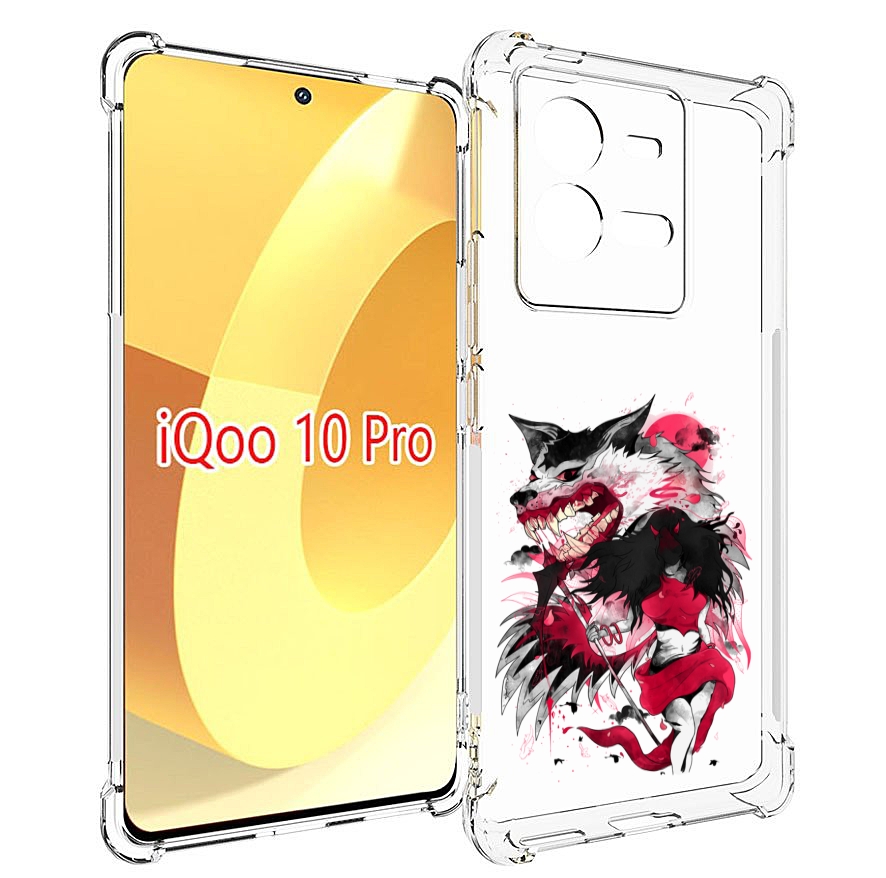 

Чехол MyPads красная шапочка для Vivo iQOO 10 Pro, Прозрачный, Tocco