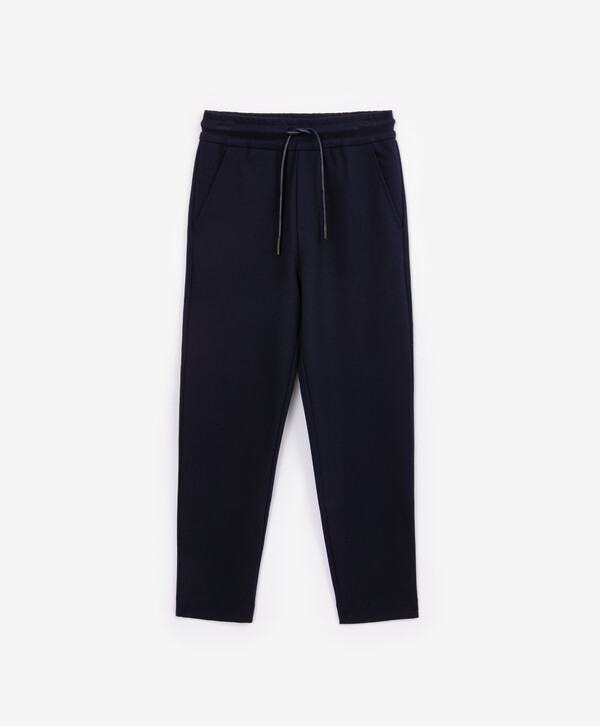 

Брюки зауженные из джерси синие для мальчика Gulliver (158), Синий, 224GSBC5603