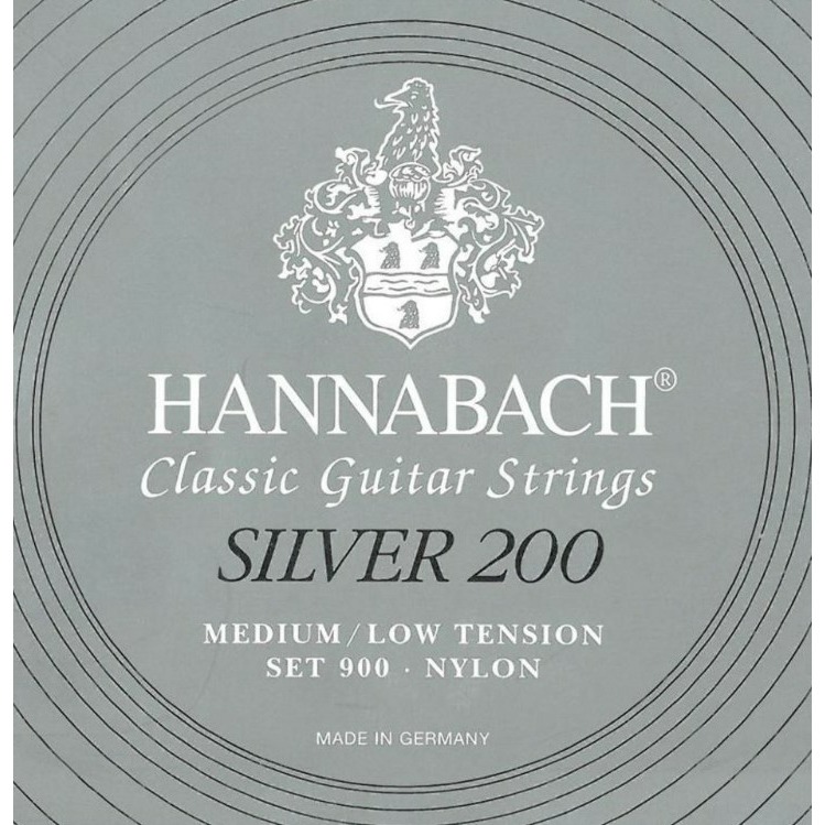 фото Струны для классической гитары hannabach 900mlt silver 200