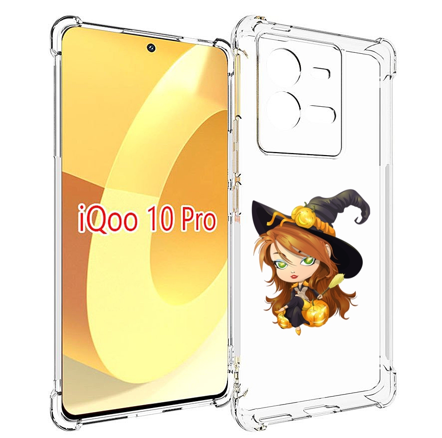 

Чехол MyPads Ведьмочка для Vivo iQOO 10 Pro, Прозрачный, Tocco