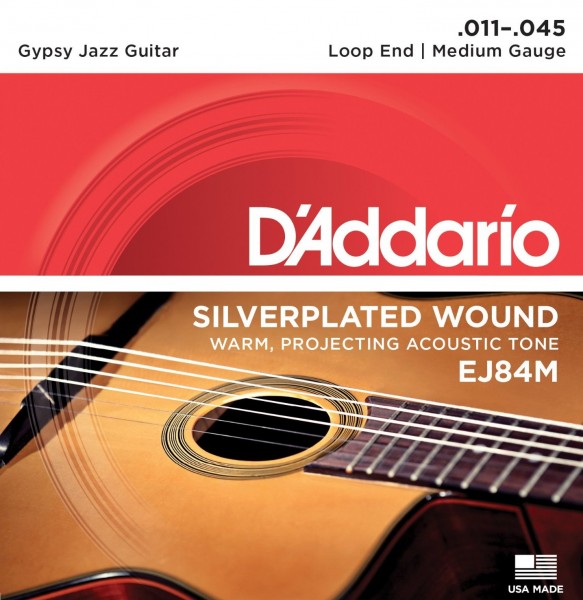 фото Струны для акустической гитары daddario ej84m d'addario